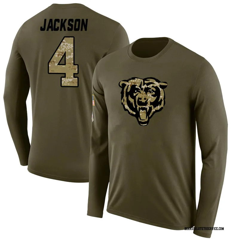 Chicago Bears Eddie Jackson #39 Camo Jersey 2018 Salute to Service