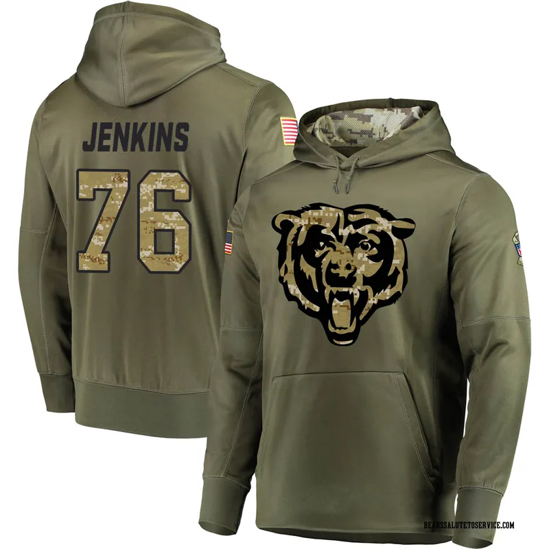 Official Nascar Teven Jenkins 76 Chicago Bears Shirt - Limotees