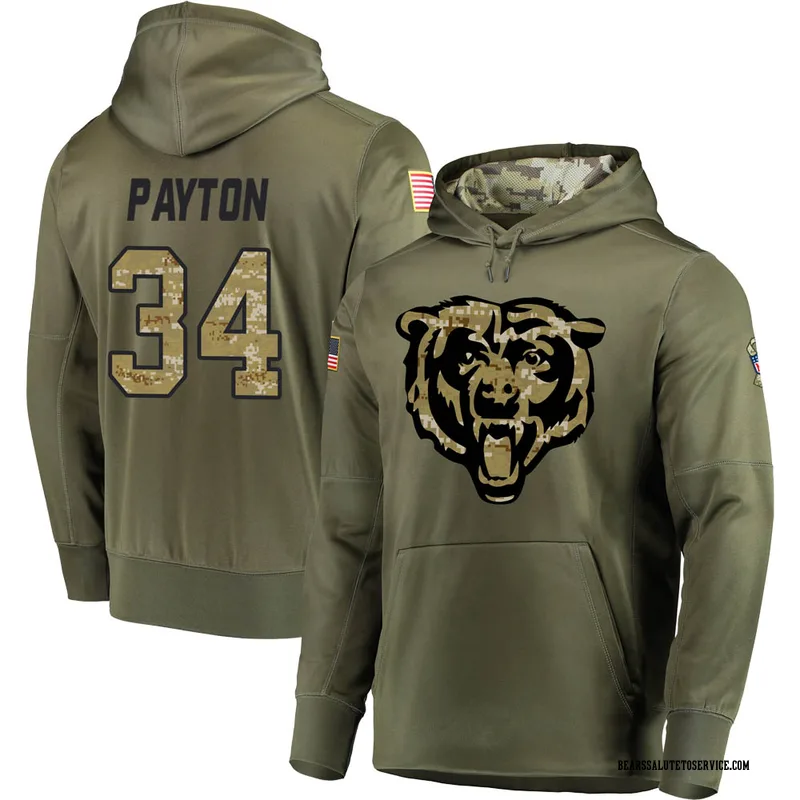 Walter Payton Salute to Service Hoodies & TShirts Bears Store