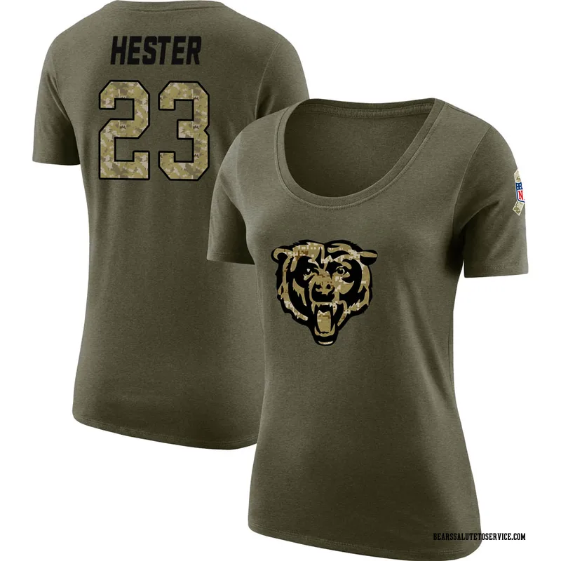 Elite Men's Devin Hester Green Jersey - #23 Football Chicago Bears Salute  to Service