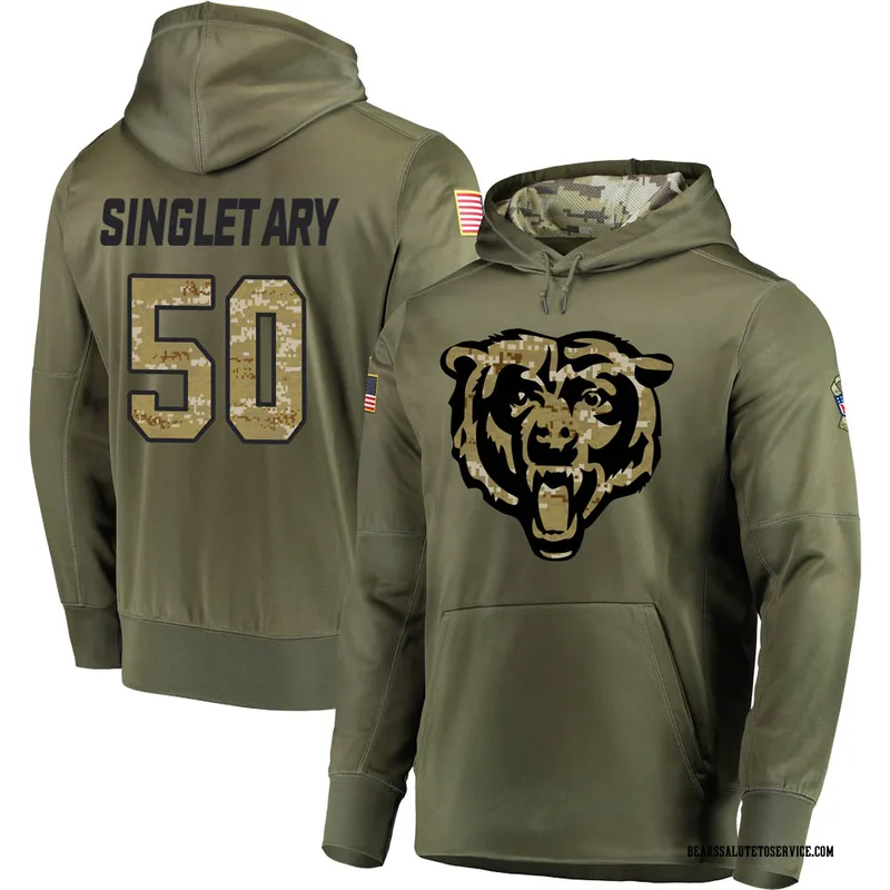 Mike Singletary Legend Salute to Service T-Shirt - Olive - Tshirtsedge